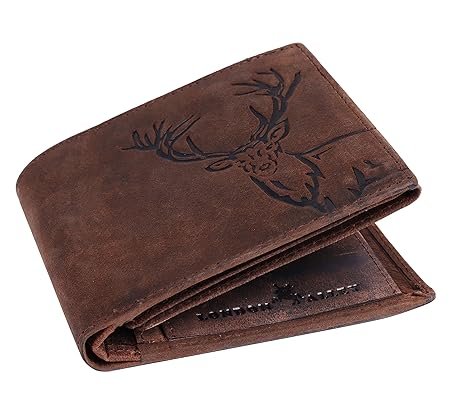 Vintage Brown Leather Wallet for Men